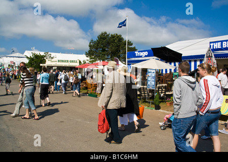 Menschen bei Royal Cornwall Show 2008 Stockfoto