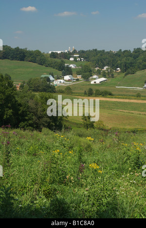 Amish Country Farm Central Ohio in der Nähe von Berlin Ohio Stockfoto