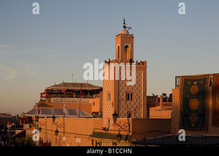 Djemaa El Fna in Marrakesch, Marokko Stockfoto