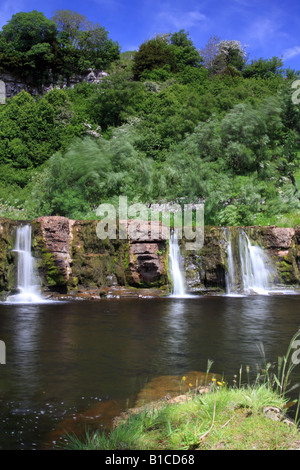 Wain Wath Force Wasserfall in der Nähe von Keld Swaledale Yorkshire Stockfoto