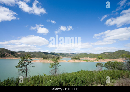 Dam Stausee Barragem de de Arade Algarve Portugal Stockfoto