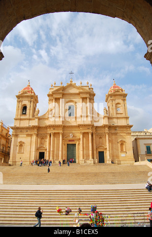 Kathedrale von San Nicolò di Mira, Noto, Syrakus Provinz, Sizilien, Italien Stockfoto