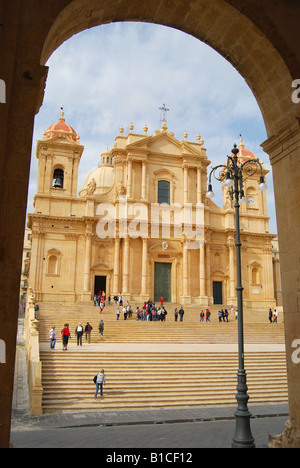 Kathedrale von San Nicolò di Mira, Noto, Syrakus Provinz, Sizilien, Italien Stockfoto