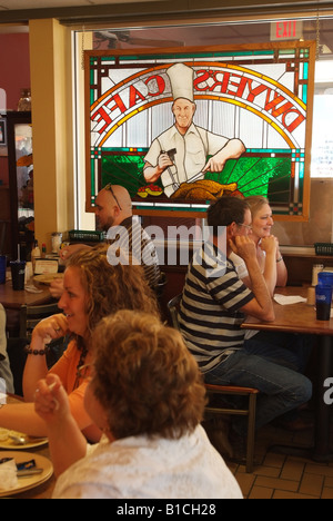 USA Louisiana LA Cajun Country Lafayette Dwyers Cafe Innenstadt Stockfoto