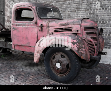 Alte LKW an den Distillery District - Toronto Stockfoto