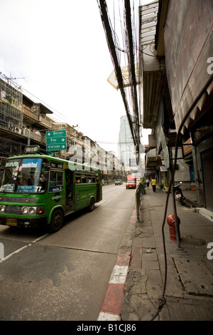 Straßen der Stadt in der Nähe von Labua im State Tower Bangkok Thailand Südostasien Stockfoto
