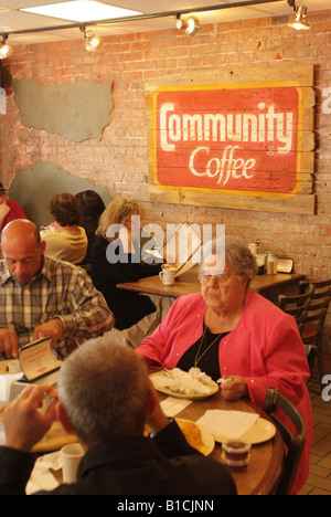 USA Louisiana LA Cajun Country Lafayette Dwyers Cafe Innenstadt Stockfoto