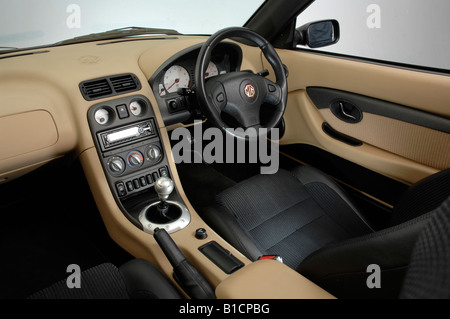 2002-MG TF 160 VVC-Interieur Stockfoto