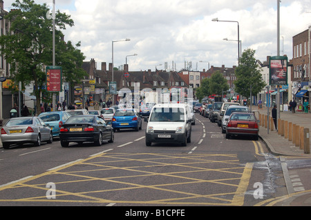 Kingsbury High St, Kingsbury, London, England Stockfoto