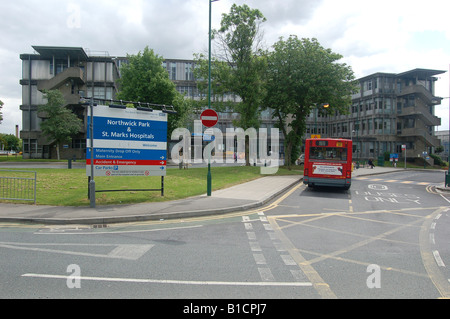 Northwick Pk Krankenhaus, Egge, Nord-London, England Stockfoto