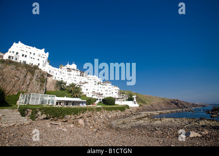 Blick auf Casapueblo Punta del Este-Uruguay von der Küste Stockfoto