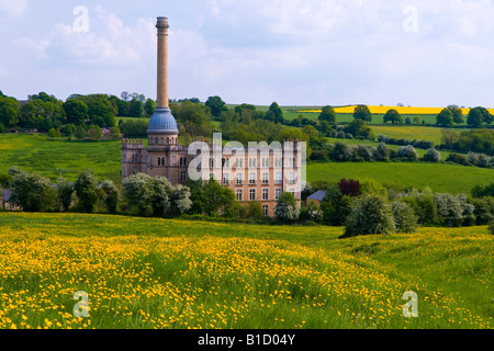 Bliss Tweed Mühle umgebaut eine ehemalige Fabrik jetzt Wohnungen in Chipping Norton in den Cotswolds-Oxfordshire-England Stockfoto