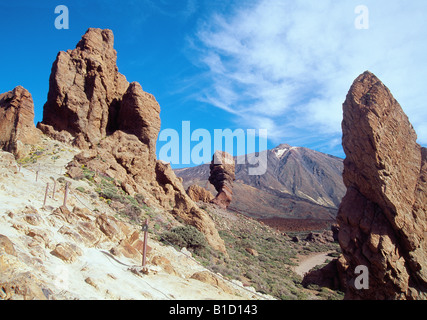 Teide-Nationalpark. Auf der Insel Teneriffa. Kanarischen Inseln. Spanien. Stockfoto