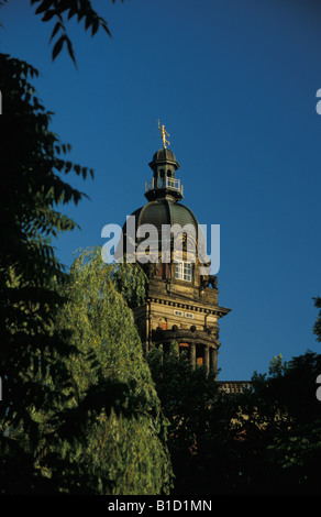 Eine historische Postgebäude ist jetzt Gehäuse, Museum für Kommunikation in Hamburg, Deutschland Stockfoto