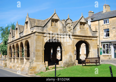 Mittelalterliche Markthalle, High Street, Chipping Campden, Cotswolds, Gloucestershire, England, Vereinigtes Königreich Stockfoto