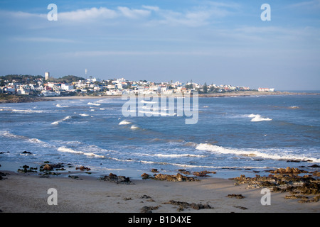 Strand von La Barra de Maldonado, Punta del Este, Uruguay Stockfoto