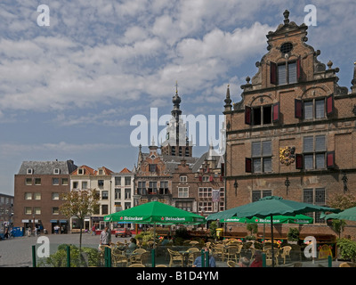 Waaghuis alten Patrizier Gebäude auf dem Markt platzieren Grote Markt in der alten Stadt von Nijmegen Niederlande Stockfoto