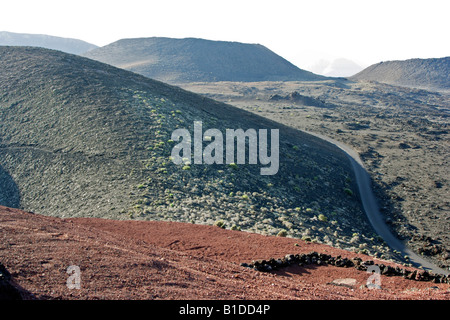 Dramatische Vulcano Landschaft Stockfoto