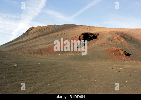 Dramatische Vulcano Landschaft Stockfoto