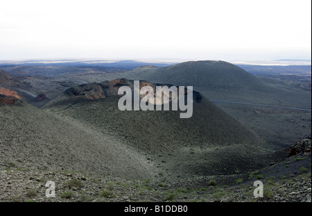 Dramatische Vulcano Landschaft Stockfoto