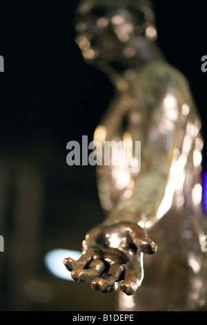 Detail der Statue Jean de Fiennes, von Rodin, Granada, Spanien Stockfoto