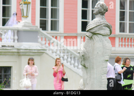 Eine Statue der Kaiserin Catherine das große in Kuskowo zählen, Moskau, Russland Stockfoto