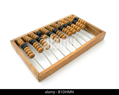 Hölzerne abacus Stockfoto