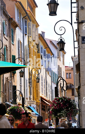 Altstadt von Antibes Juni 2008 nur zu redaktionellen Zwecken Stockfoto