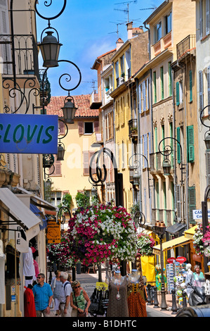 Altstadt von Antibes Juni 2008 nur zu redaktionellen Zwecken Stockfoto