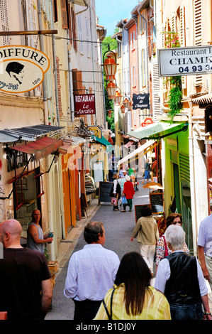 Altstadt von Antibes Juni 2008 nur zu redaktionellen Zwecken Stockfoto