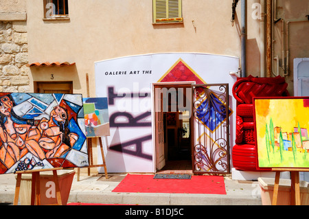 Altstadt von Antibes Juni 2008 nur zu redaktionellen Zwecken Stockfoto