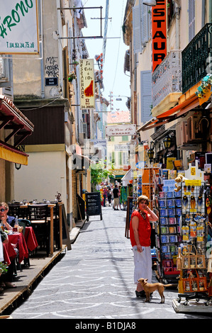 Altstadt von Antibes Juni 2008 nur zu redaktionellen Zwecken Stockfoto