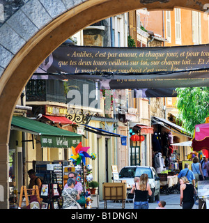 Altstadt von Antibes Juni 2008 nur zu redaktionellen Zwecken Stockfoto