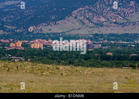 Boulder Colorado im Sommer. Stockfoto