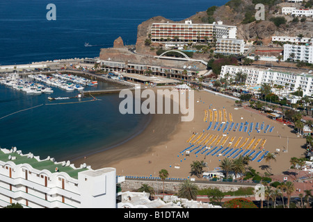 Puerto Rico auf Gran Canaria auf den Kanarischen Inseln Stockfoto