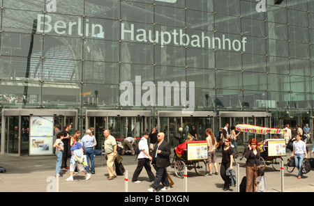 Berlin Deutschland der neue Hauptbahnhof zentralen Hauptbahnhof Stockfoto