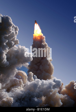 NASA Space Shuttle Columbia auf abheben Stockfoto