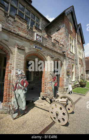 Stadt von Salisbury, England. Der Schütze in der Garderobe-Regimentsmuseum Ende Salisburys. Stockfoto