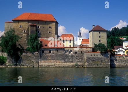 Veste niederhaus, Donau, Stadt Passau, Passau, Bayern, Deutschland, Europa Stockfoto