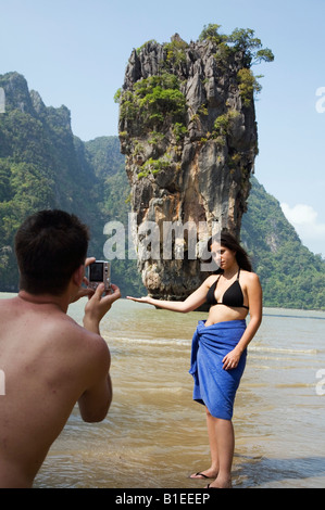 Ko Phing Kan, Provinz Phang Nga, THAILAND Stockfoto