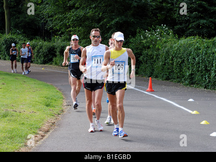 Geher in Leamington Spa, England, UK Stockfoto