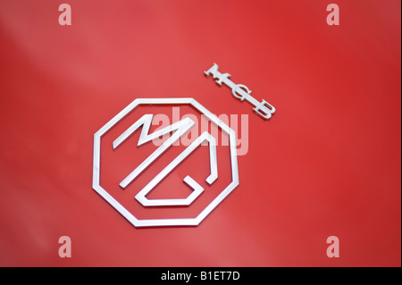 MGB GT emblem Stockfoto