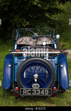 MG Sport Oldtimer bei einer Kundgebung in North Yorkshire Stockfoto