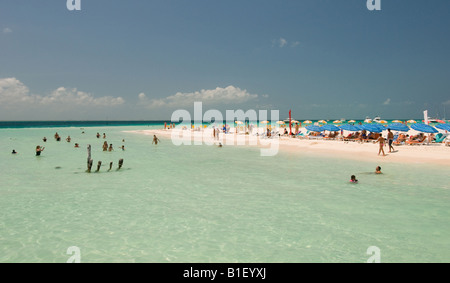 Strand auf der Isla Mujeras Insel der Frauen Mexiko Stockfoto