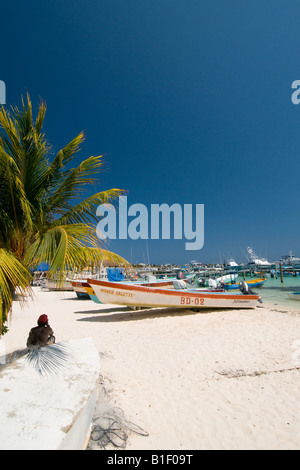 Strand auf der Isla Mujeras Insel der Frauen Mexiko Stockfoto