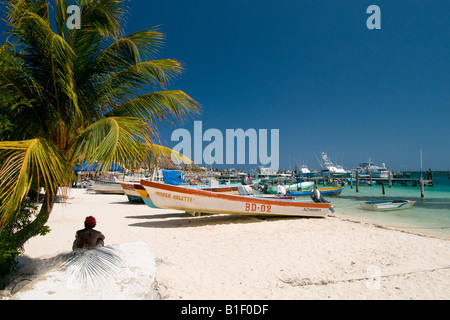 Strand auf der Isla Mujeras Insel der Frauen Mexiko Stockfoto