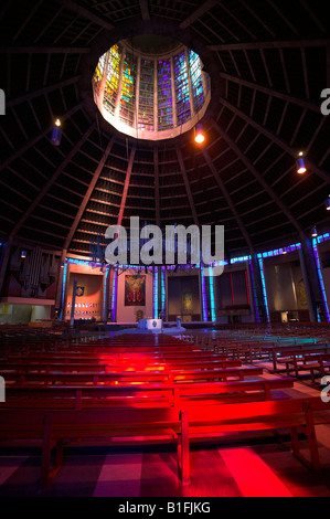 Innenraum der anglikanischen Kathedrale Liverpool Kulturhauptstadt 2008 Stockfoto