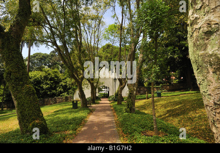 Gewürz-Trail im Fort Canning Park Singapore Stockfoto