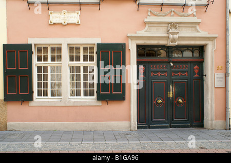 Das Haus, wo der Komponist Ludwig van Beethoven, in Bonn, Deutschland geboren wurde. Stockfoto