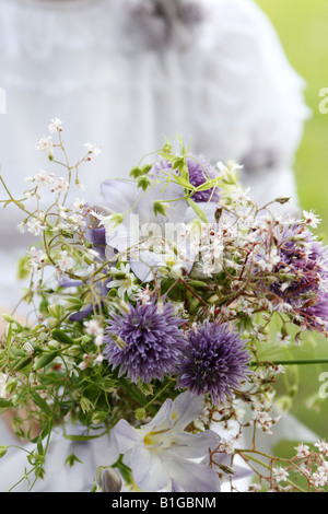 Nahaufnahme der Brautjungfer bouquet Stockfoto